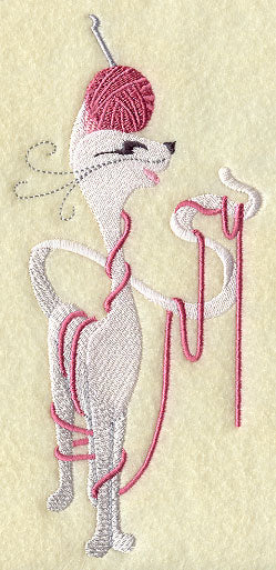 Crocheting Kitty
