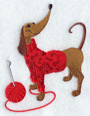 Crocheting Dog