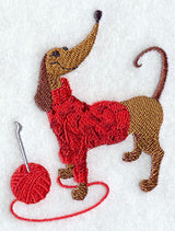 Crocheting Dog