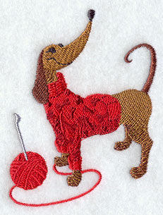 Crocheting Dog