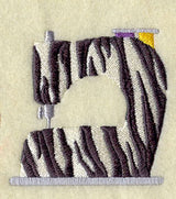 Sewing Safari - Zebra Sewing Machine