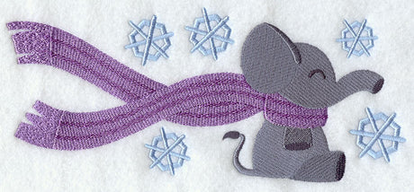 Wrapped Up In Winter Elephant