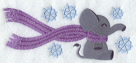 Wrapped Up In Winter Elephant