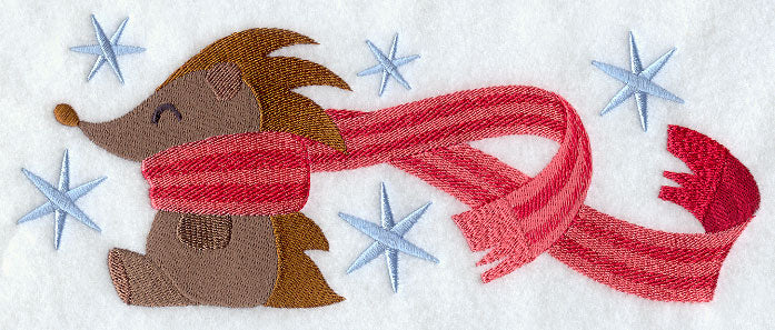 Wrapped Up In Winter Hedgehog