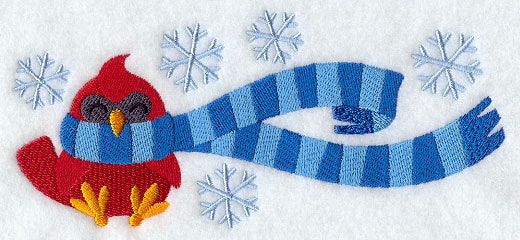 Wrapped Up In Winter Cardinal