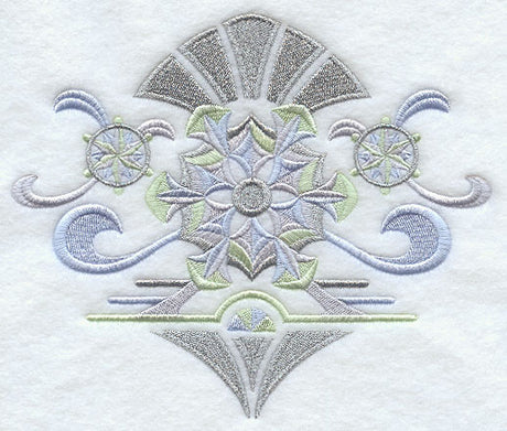 Art Deco Snowflakes 1