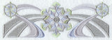 Art Deco Snowflakes Border
