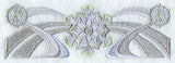 Art Deco Snowflakes Border