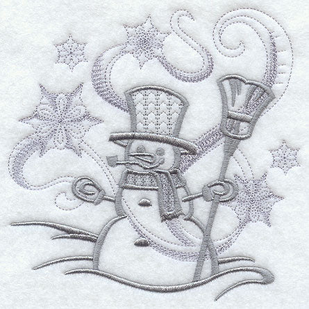 Snowman and Snowflakes Echo 1