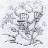 Snowman and Snowflakes Echo 1