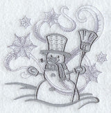 Snowman and Snowflakes Echo 1