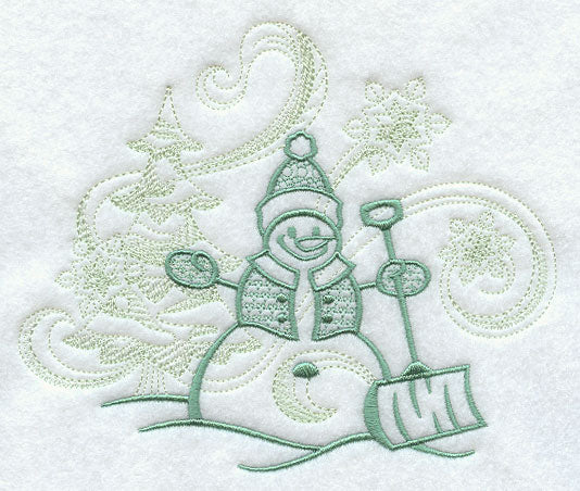 Snowman and Snowflakes Echo 2
