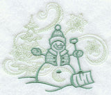 Snowman and Snowflakes Echo 2