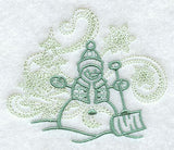 Snowman and Snowflakes Echo 2