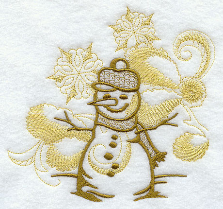 Snowman and Snowflakes Echo 3