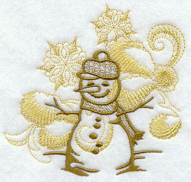 Snowman and Snowflakes Echo 3