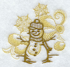 Snowman and Snowflakes Echo 3
