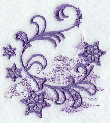 Snowflakes and Snowman Echo 2