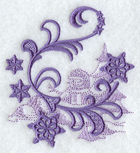 Snowflakes and Snowman Echo 2