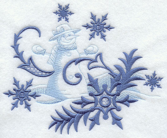 Snowflakes and Snowman Echo 3
