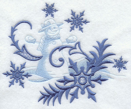 Snowflakes and Snowman Echo 3