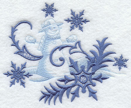 Snowflakes and Snowman Echo 3