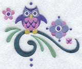 Owl and Flowers 3