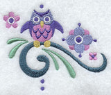 Owl and Flowers 3
