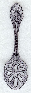 Antique Slotted Spoon