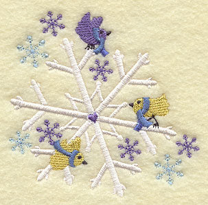 Snowflakes and Birds Corner