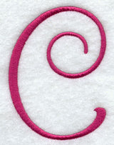 Fancy Flourish Capital Letter C - 4 Inch