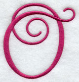 Fancy Flourish Capital Letter O - 4 Inch