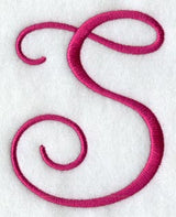 Fancy Flourish Capital Letter S - 4 Inch