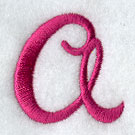 Fancy Flourish Lower Case a - 4 Inch