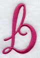 Fancy Flourish Lower Case b - 4 Inch