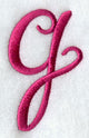Fancy Flourish Lower Case g - 4 Inch
