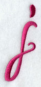 Fancy Flourish Lower Case j - 4 Inch