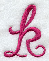 Fancy Flourish Lower Case k - 4 Inch