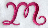 Fancy Flourish Lower Case m - 4 Inch