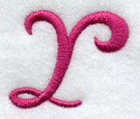 Fancy Flourish Lower Case r - 4 Inch