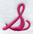 Fancy Flourish Lower Case s - 4 Inch