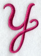 Fancy Flourish Lower Case y - 4 Inch