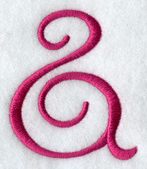 Fancy Flourish Punctuation Ampersand - 4 Inch