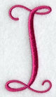 Fancy Flourish Capital Letter I - 4 Inch