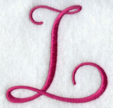 Fancy Flourish Capital Letter L - 4 Inch
