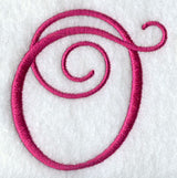 Fancy Flourish Capital Letter O - 4 Inch
