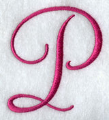 Fancy Flourish Capital Letter P - 4 Inch