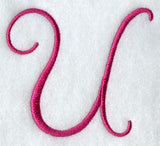 Fancy Flourish Capital Letter U - 4 Inch