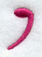 Fancy Flourish Punctuation Comma - 4 Inch