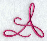 Fancy Flourish Capital Letter A - 4 Inch